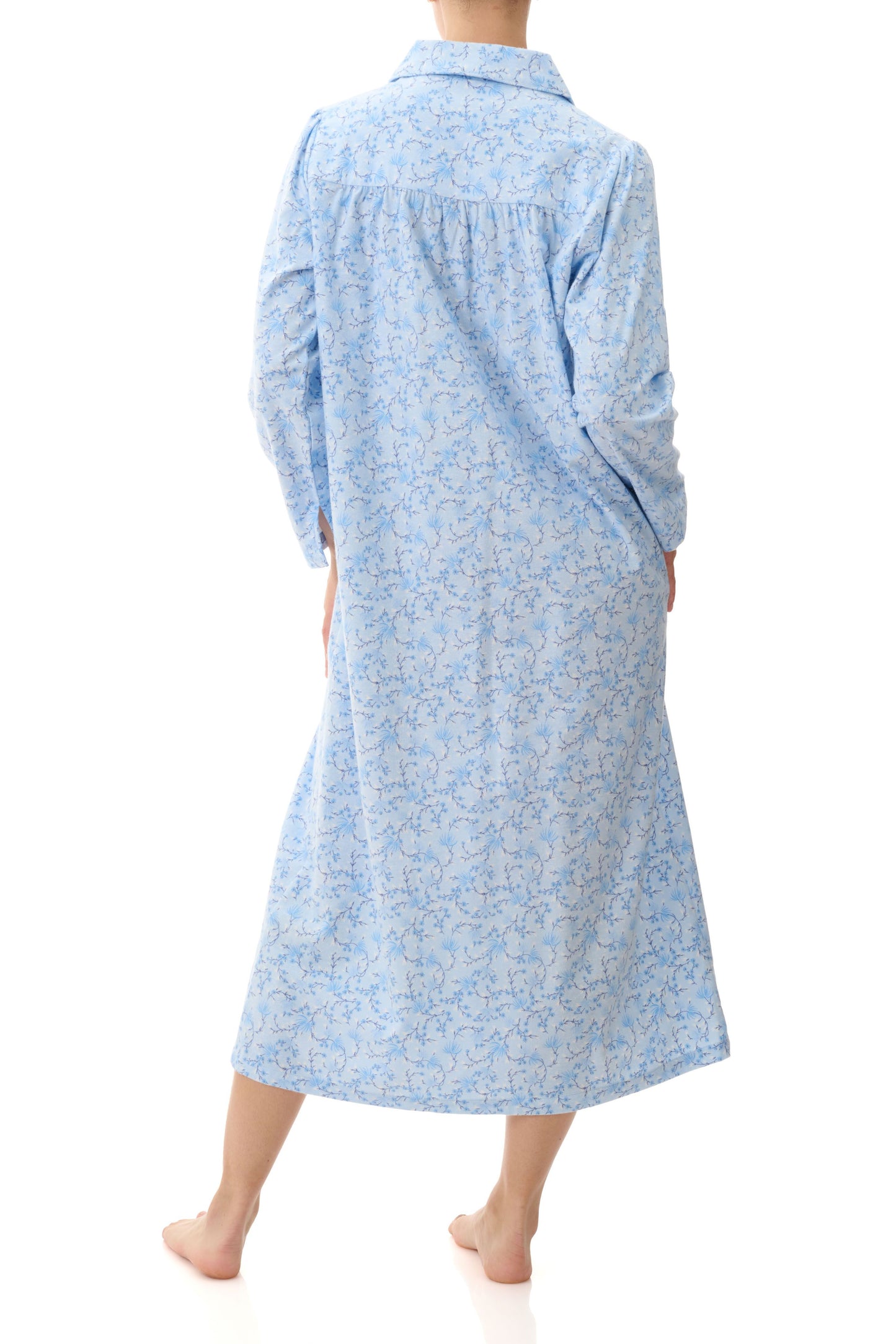 Givoni Vanessa long cotton flannelette nightie Australia | Givoni longe cotton winter nightie Australia