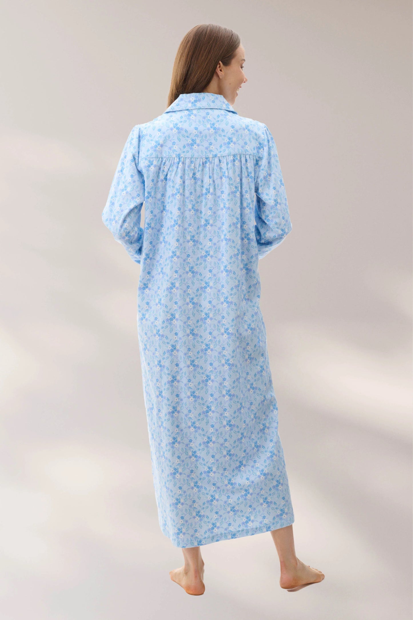 Givoni Aria Long Cotton Flannelette Nightie 5FL88A