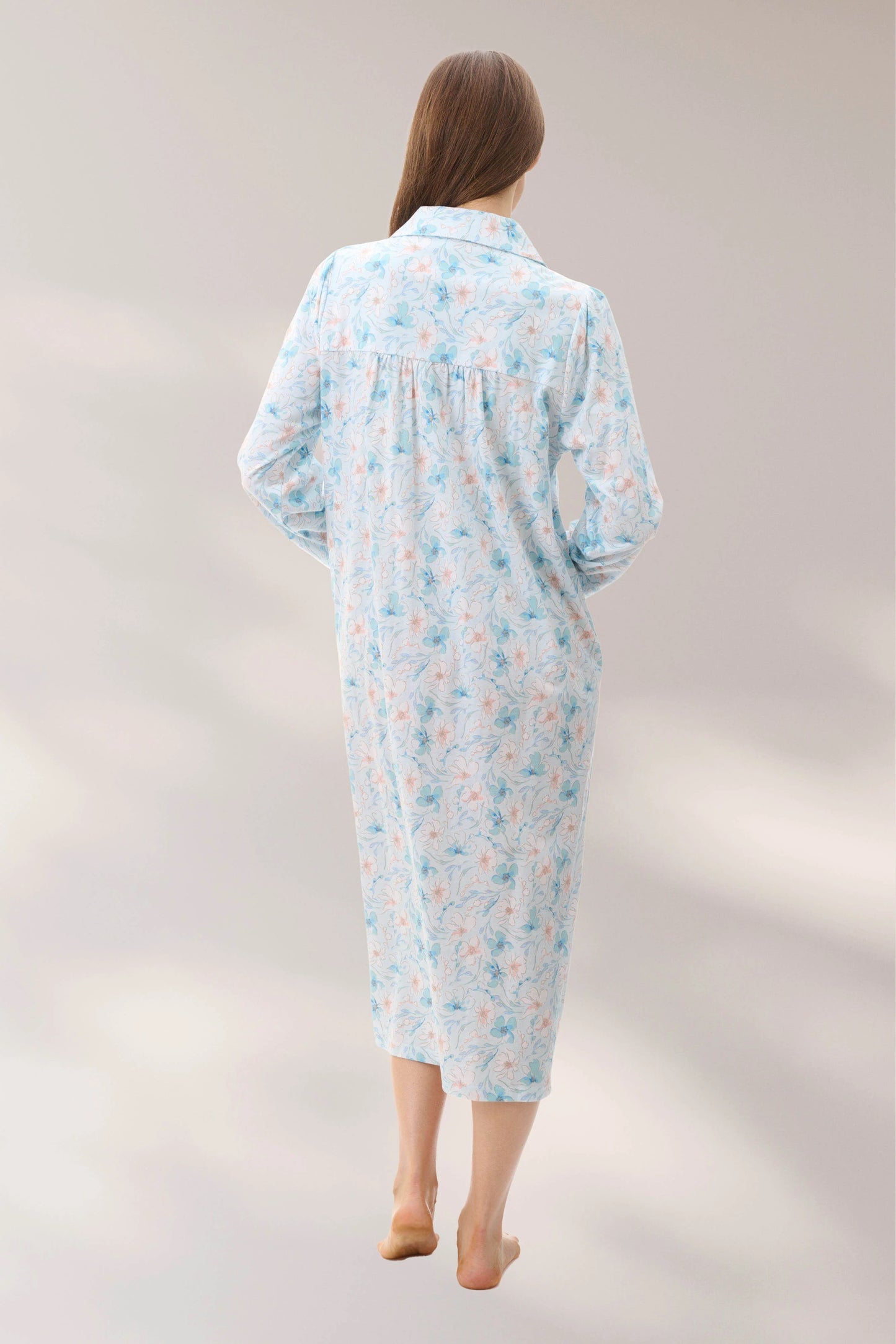 Givoni Faith Mid Length Cotton Jersey Winter Nightie 5LP34F