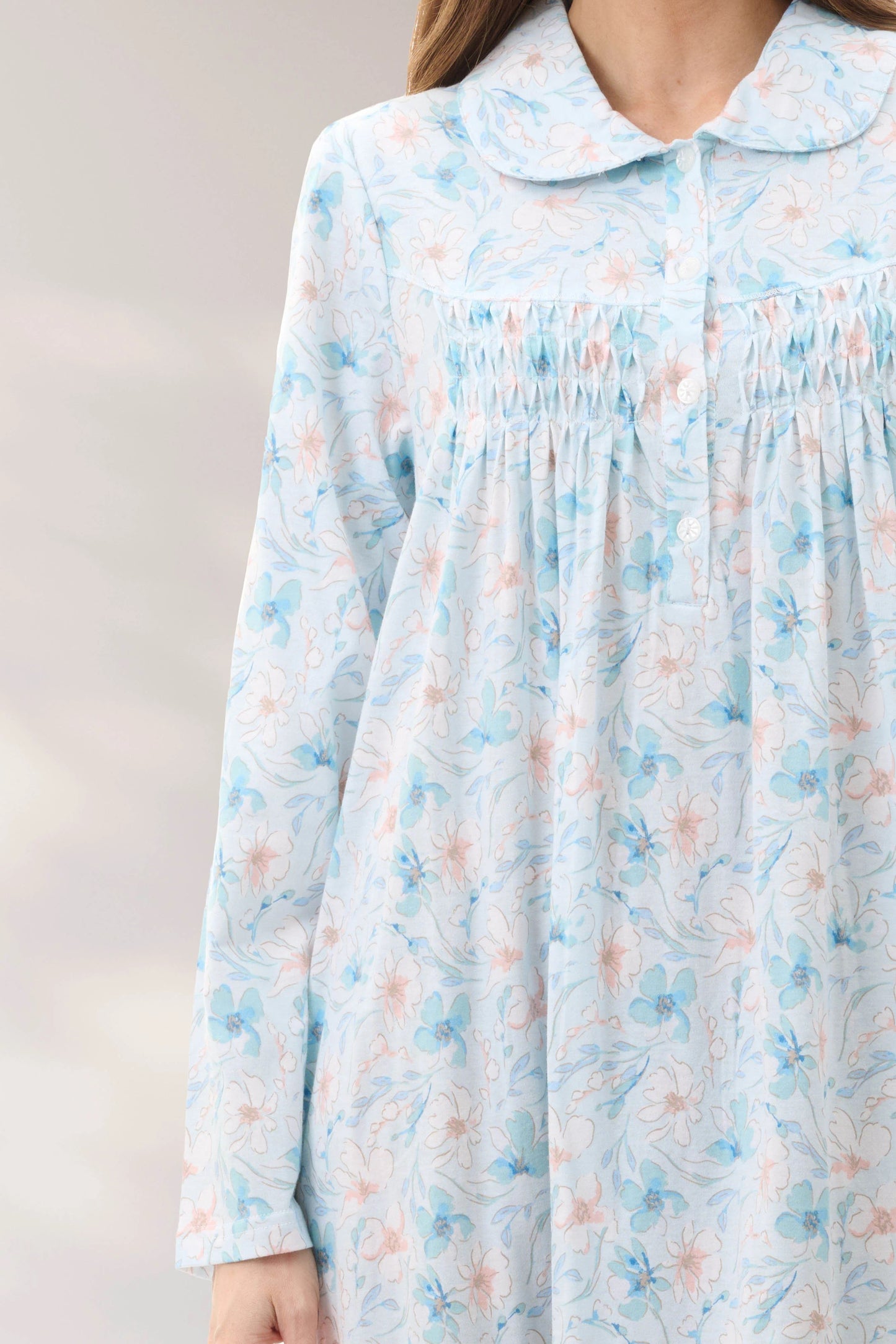 Givoni Faith Mid Length Cotton Jersey Winter Nightie 5LP34F