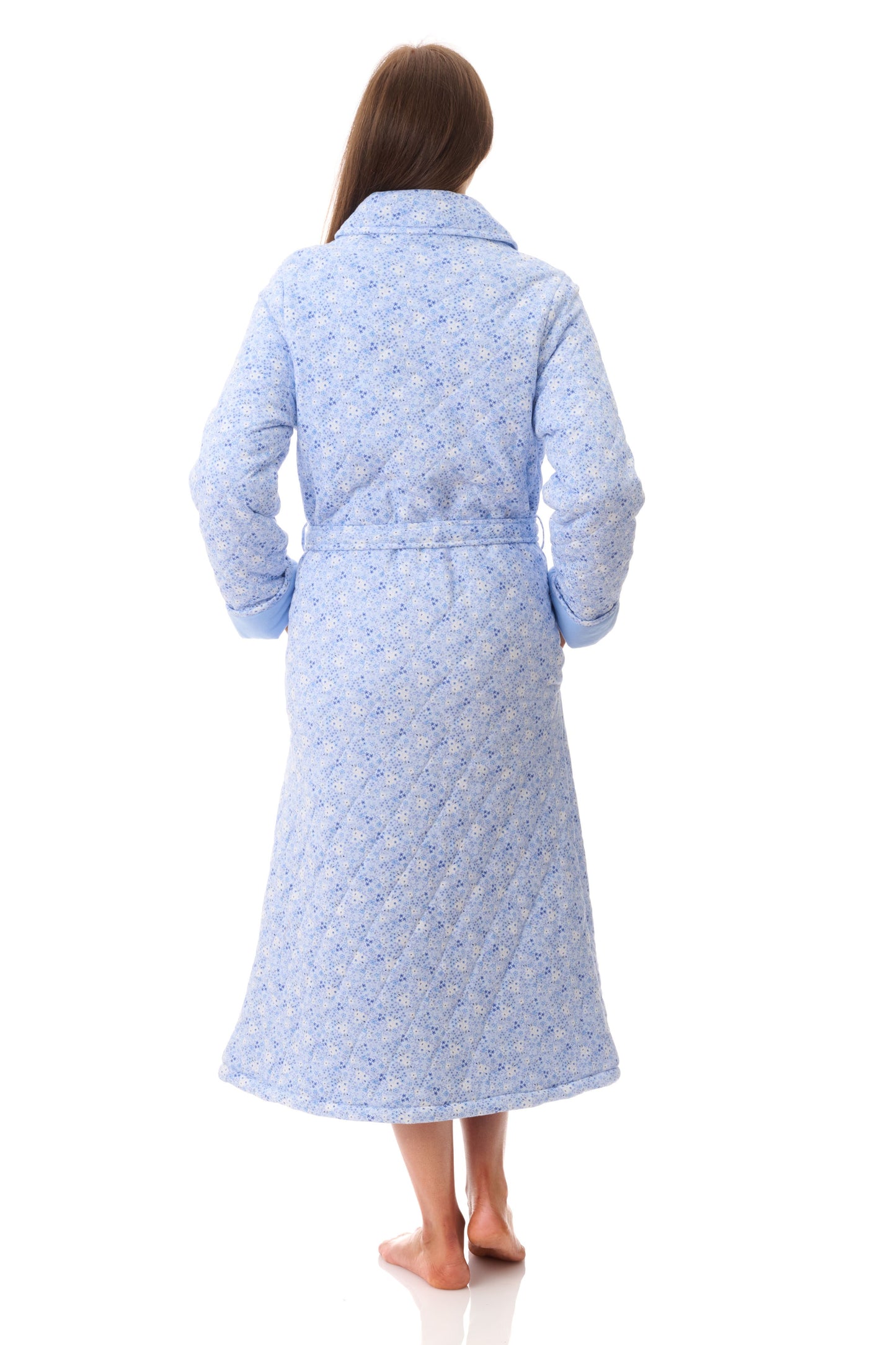 Givoni Katie Mid Length Quilted Cotton Button Gown 7QP31K