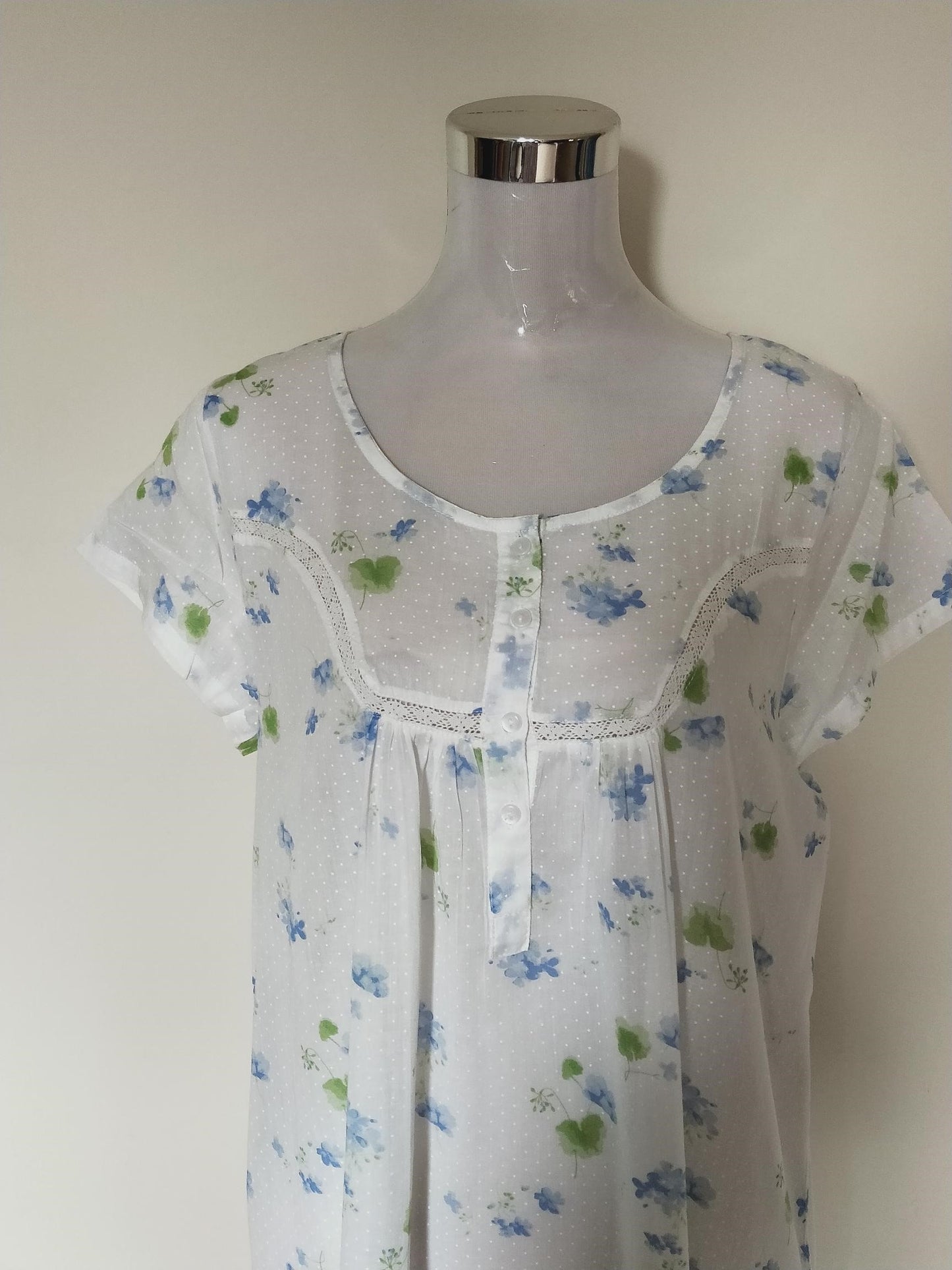 French Country Cotton Voile Nightie Australia
