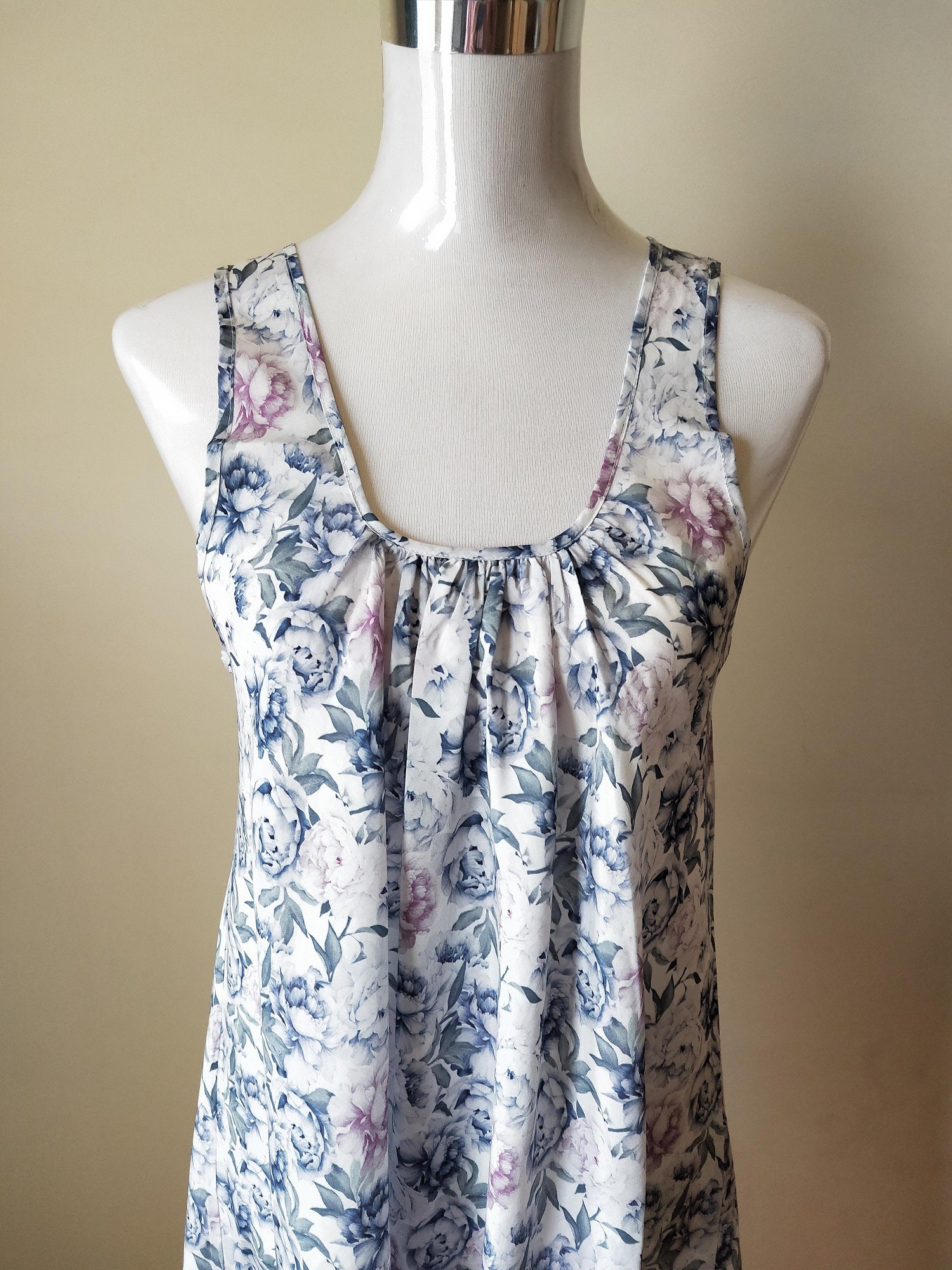 Love & Lustre cotton silk nightie | ladies summer cotton and silk nightie Australia | Women's cotton and silk nightie Australia | women's luxury summer cotton silk nightdress Australia