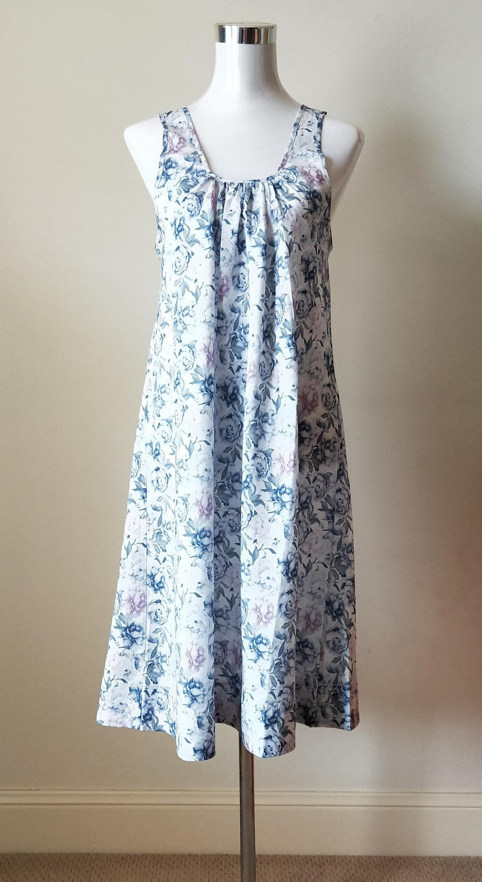 Love & Lustre cotton silk nightie | ladies summer cotton and silk nightie Australia | Women's cotton and silk nightie Australia | women's luxury summer cotton silk nightdress Australia