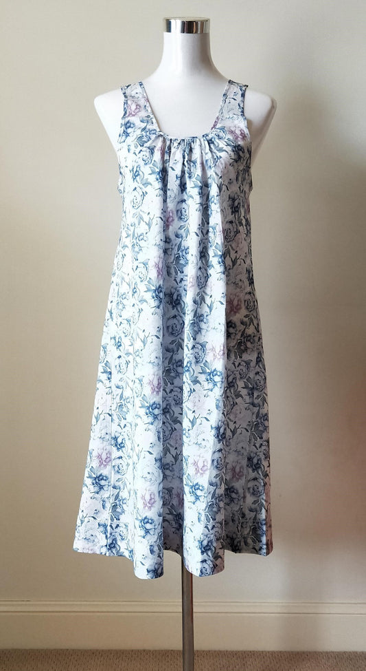 Love & Lustre cotton silk nightie | ladies summer cotton and silk nightie Australia | Women's cotton and silk nightie Australia | women's luxury summer cotton silk nightdress Australia