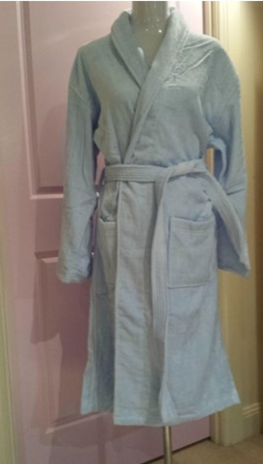Pierre Cardin Ladies Cotton Velour Winter Dressing Gown L79S 950 - Matilda Jane Lingerie & Sleepwear