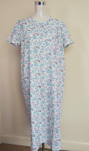 Givoni nightwear pure cotton lawn summer nightie Maisie online Sydney Australia | longer length summer cotton nightie Australia