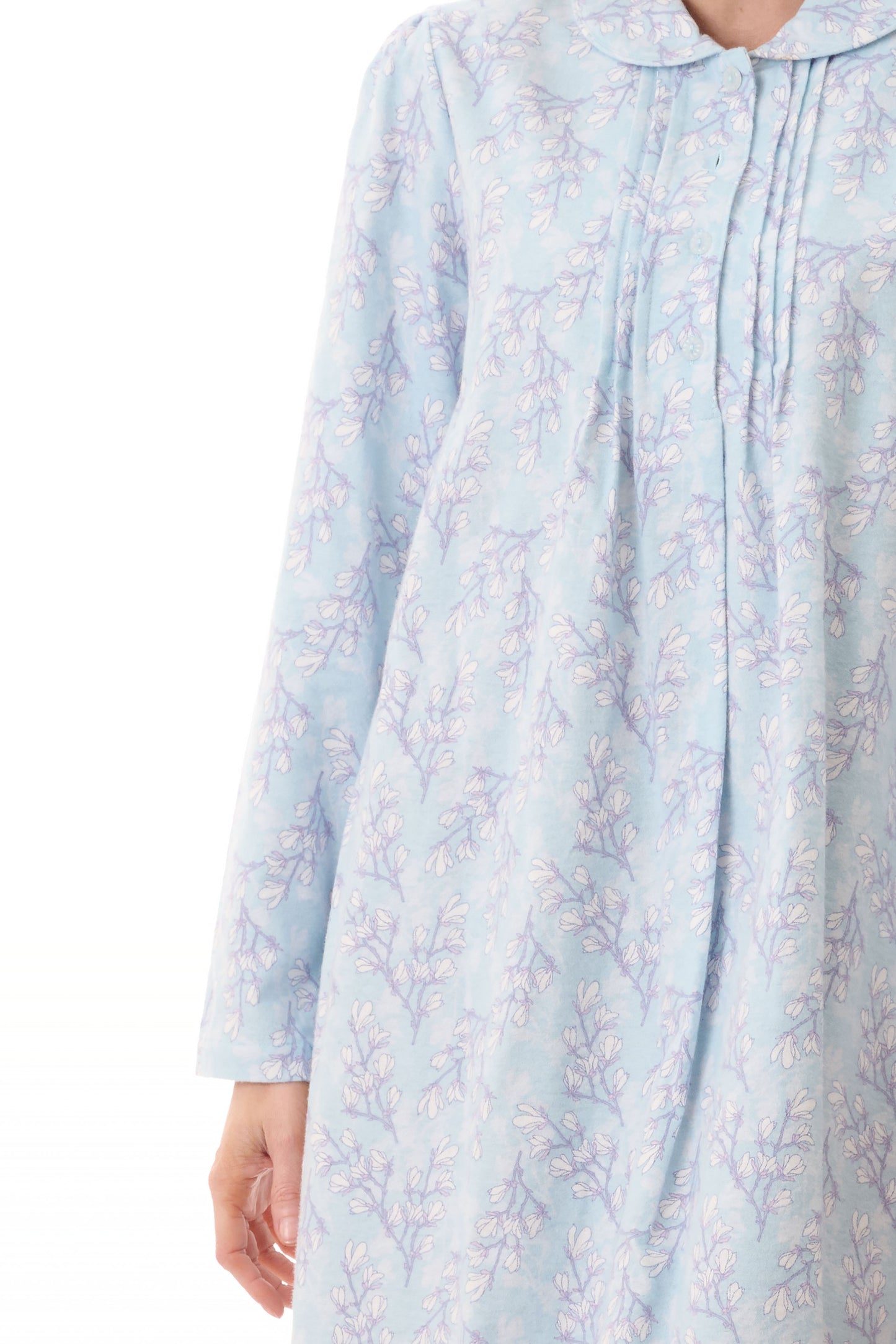 Givoni Jamie Mid Length Cotton Flannelette Nightie 7FL92J