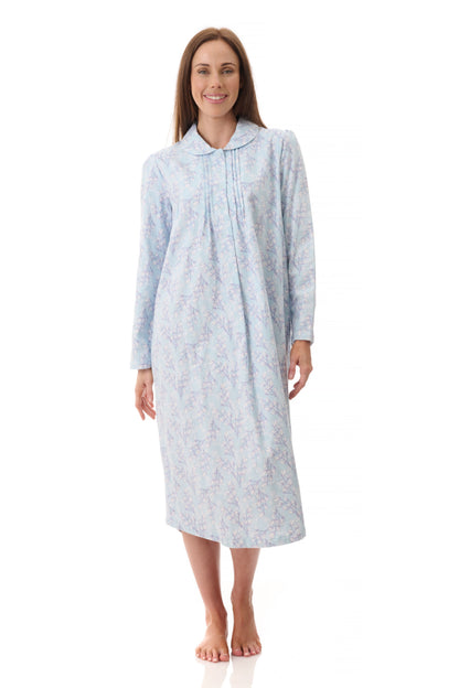 Givoni Jamie Mid Length Cotton Flannelette Nightie 7FL92J