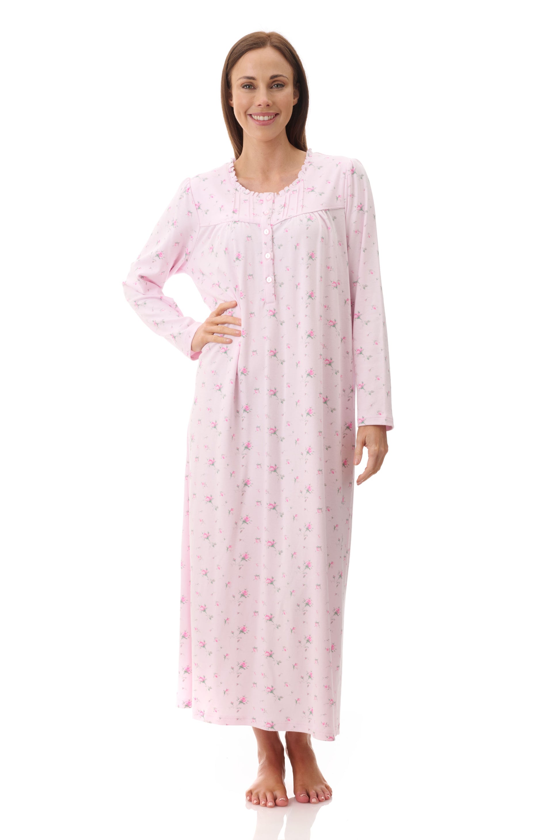 Givoni Yana Long Cotton Interlock Nightie 7LK46Y