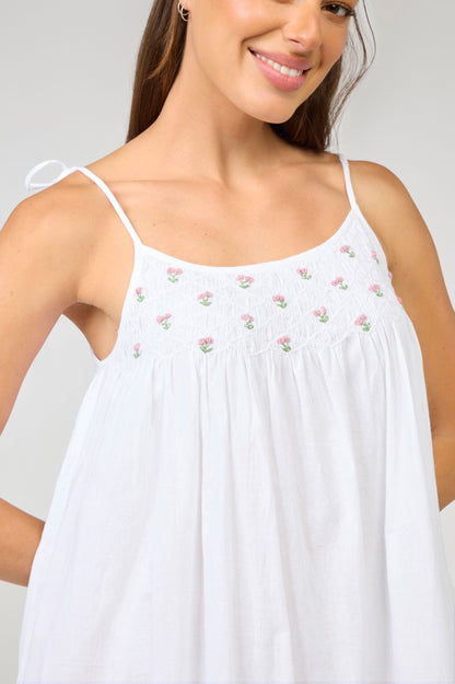 Arabella Strappy Cotton Nightie MD38