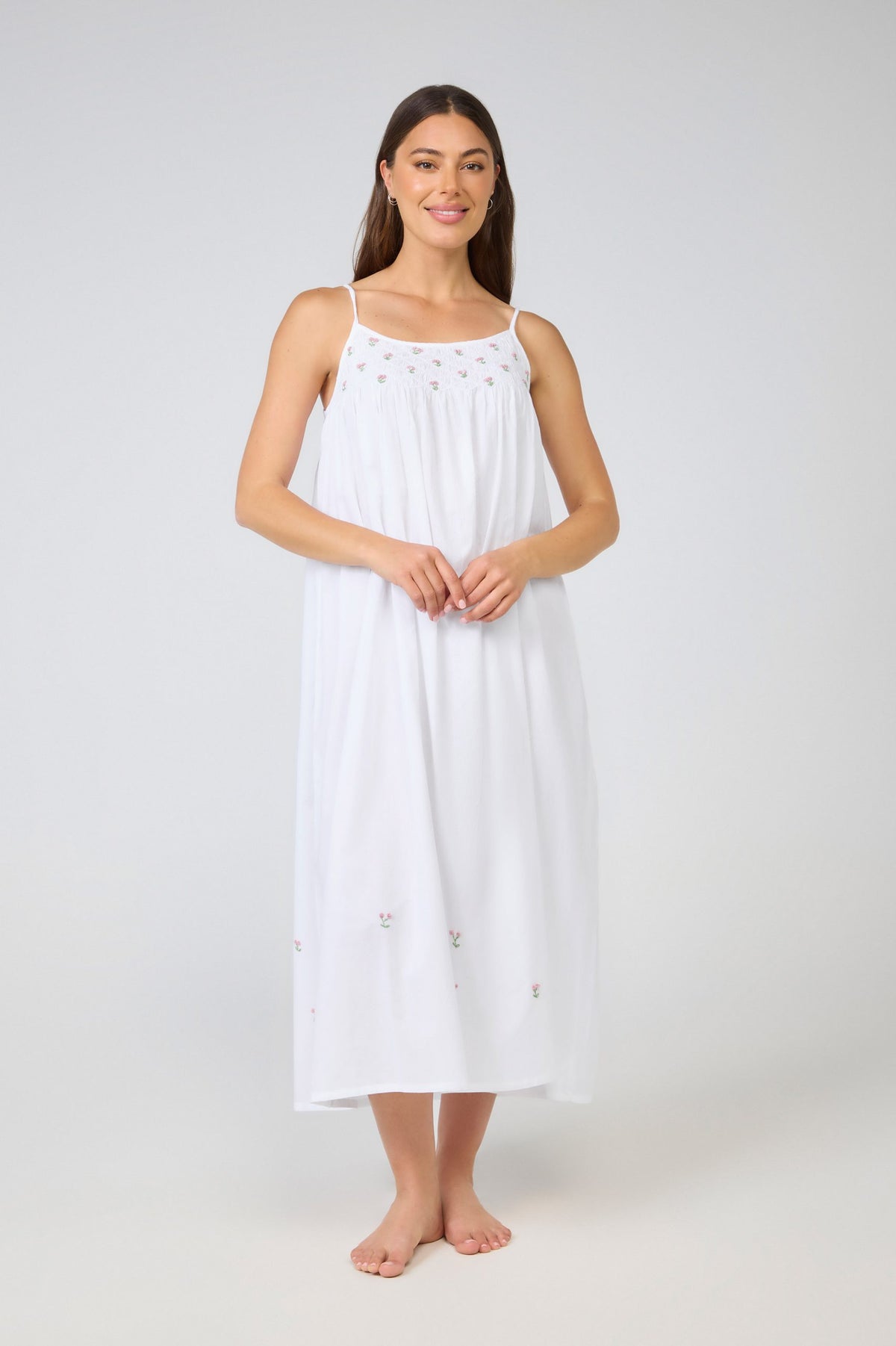 Arabella Strappy Cotton Nightie MD38