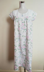 French Country Nightwear capped sleeve summer cotton nightie online Sydney Australia FCY221