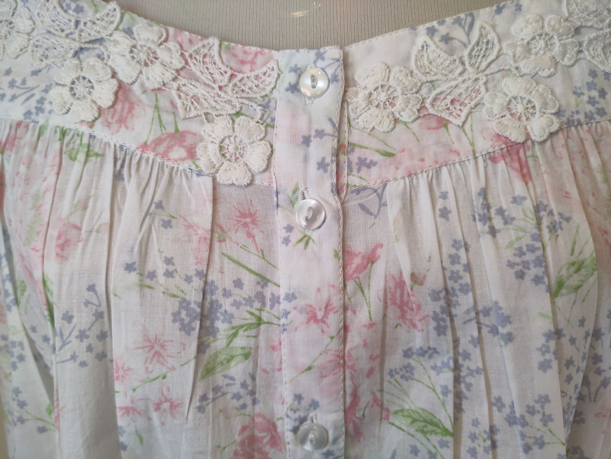 French Country Summer Spray Cotton Brunchcoat FCD103