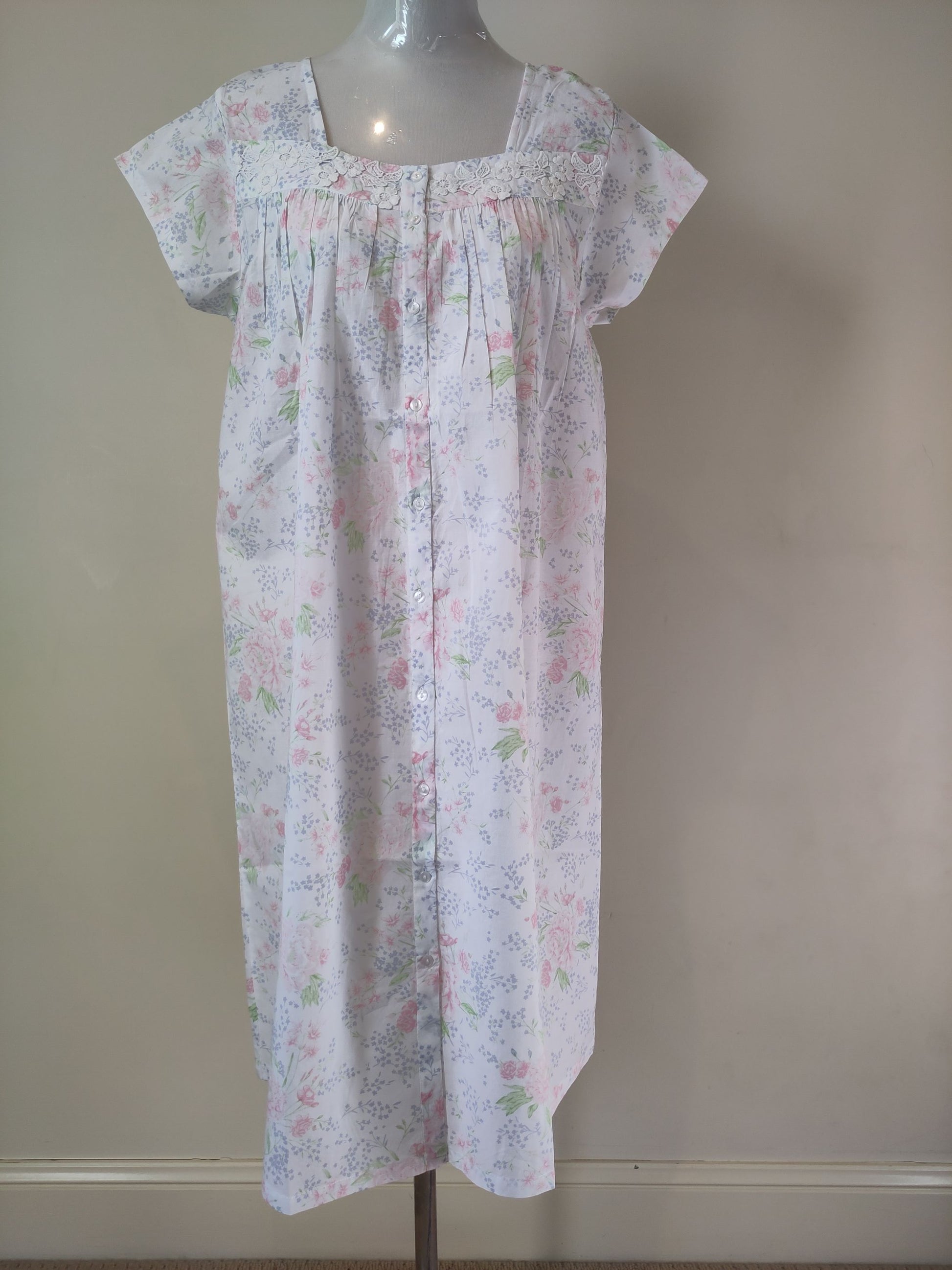 French Country Summer Spray Cotton Brunchcoat FCD103