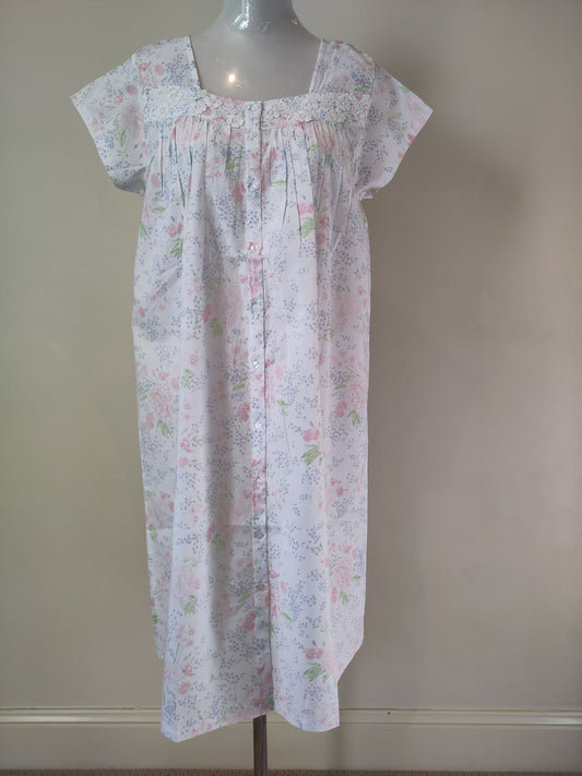 French Country Summer Spray Cotton Brunchcoat FCD103