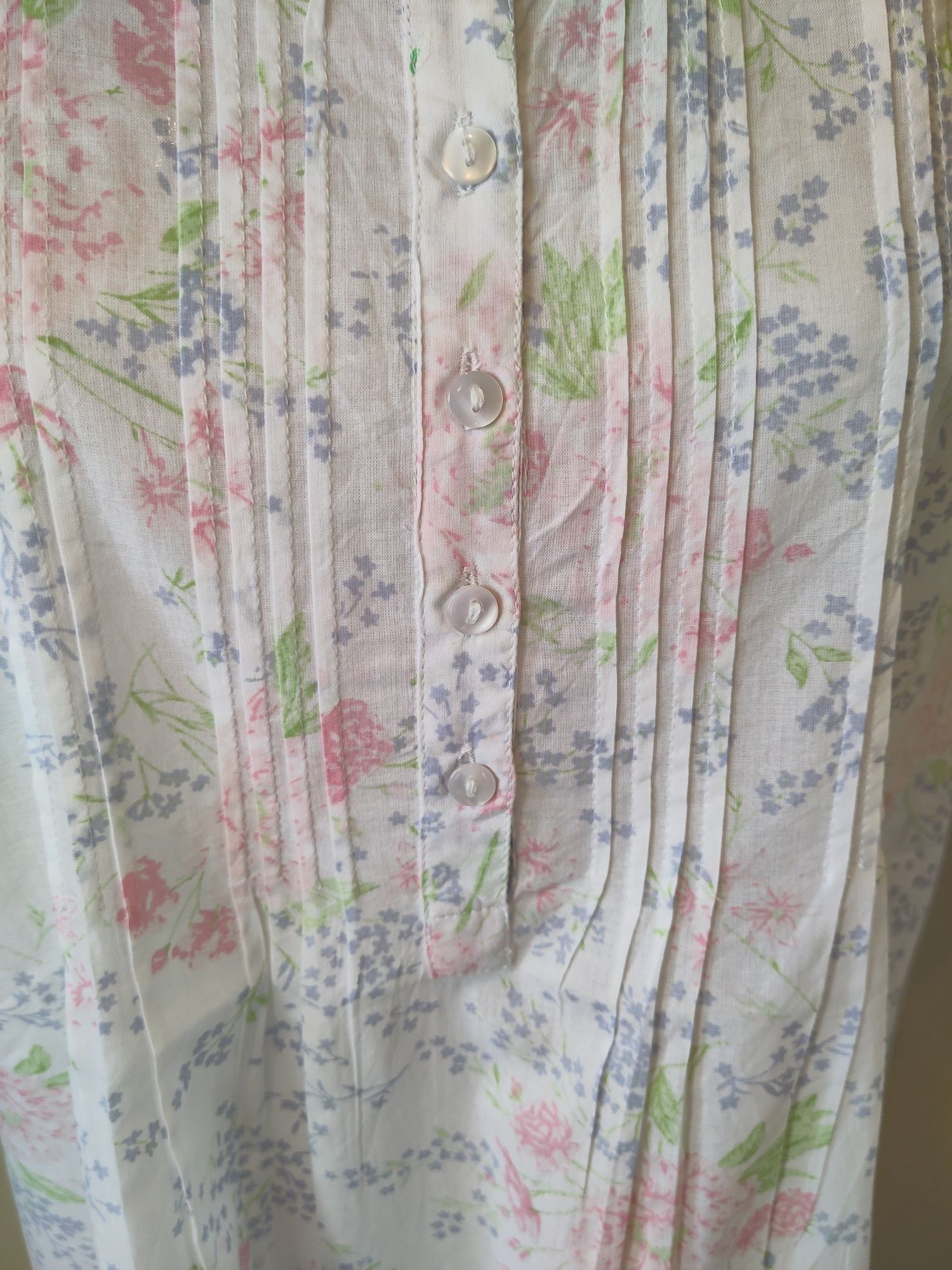 Pure cotton nighties Australia - French Country Summer Spray Cotton Nightie FCD104