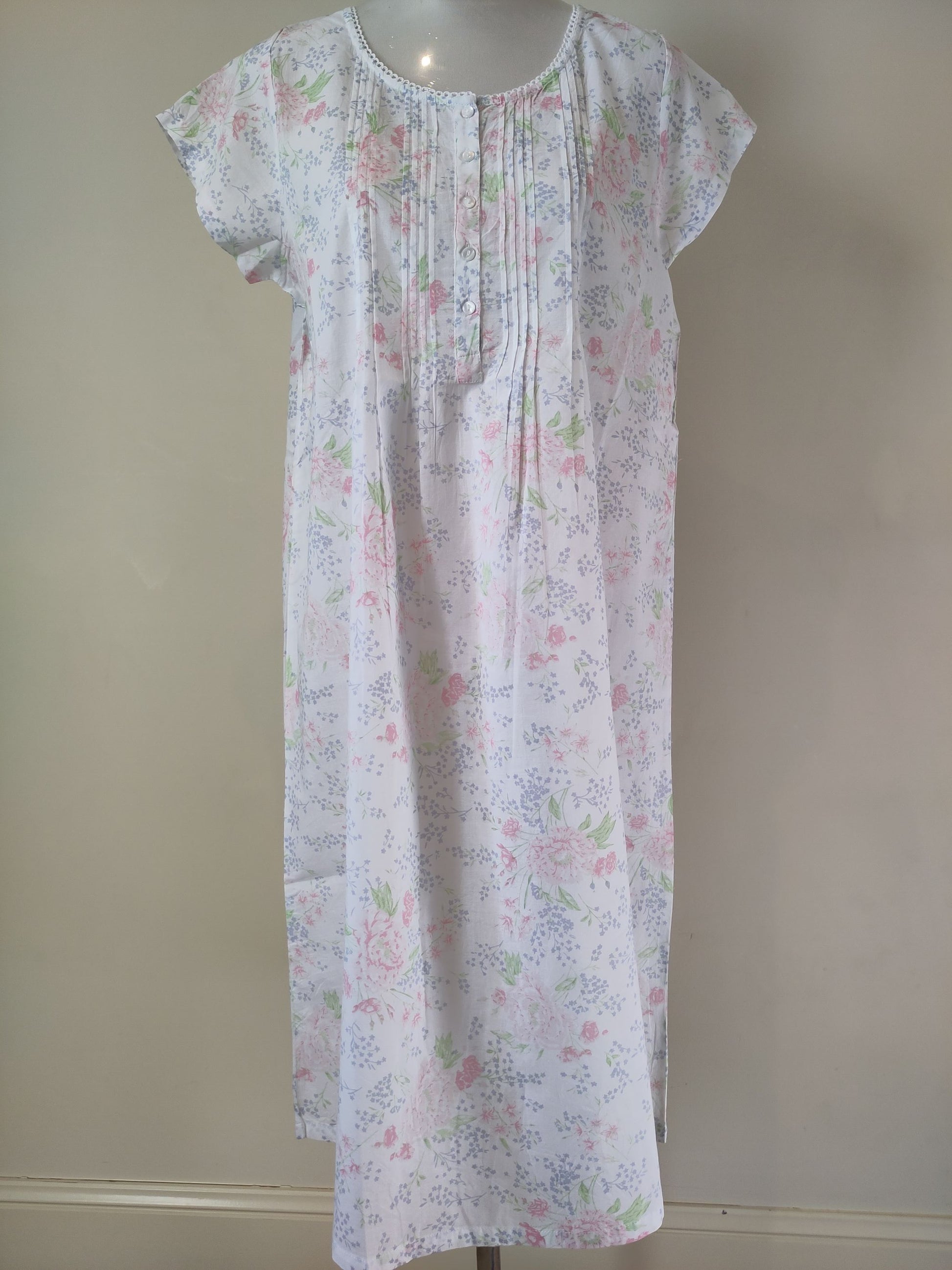 Pure cotton nighties Australia - French Country Summer Spray Cotton Nightie FCD104