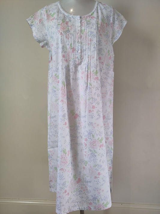 Pure cotton nighties Australia - French Country Summer Spray Cotton Nightie FCD104