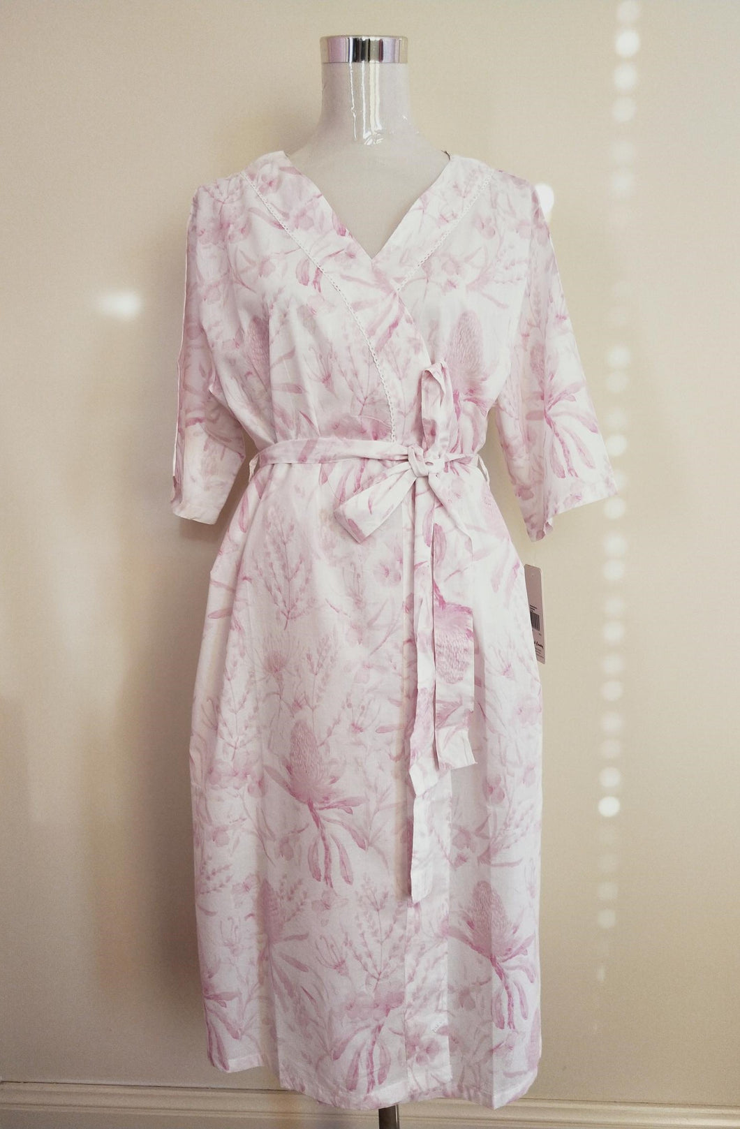 French Country Nightwear pure cotton summer kimono dressing gown online Sydney Australia FCY184