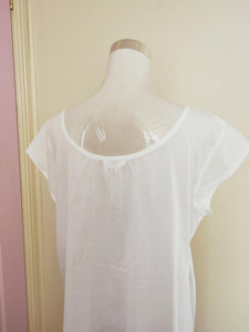 French Country white cotton voile nightie online Sydney Australia