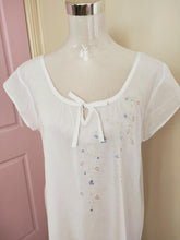 Load image into Gallery viewer, French Country white cotton voile nightie online Sydney Australia