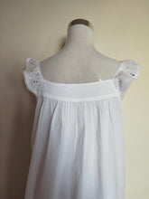Load image into Gallery viewer, French Country pure cotton white nightie online Sydney Australia FCY178R
