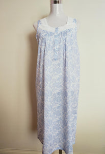 French Country Nightwear Sleeveless cotton voile nightie online Sydney Australia FCY203V