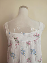 Load image into Gallery viewer, French Country Strappy Cotton Voile Nightie Dot Wildflower FCY240V