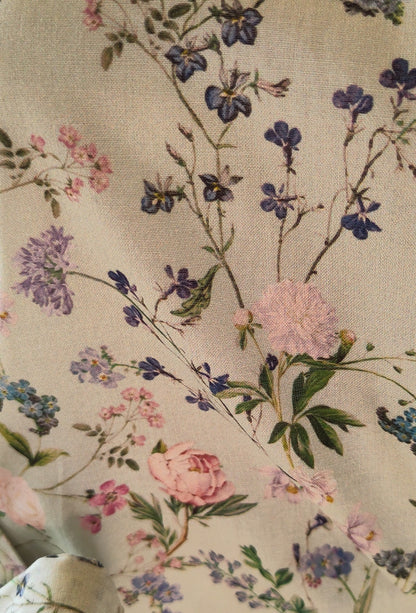 Love and Lustre Cotton Kimono Dressing Gown Botanica Print LL886