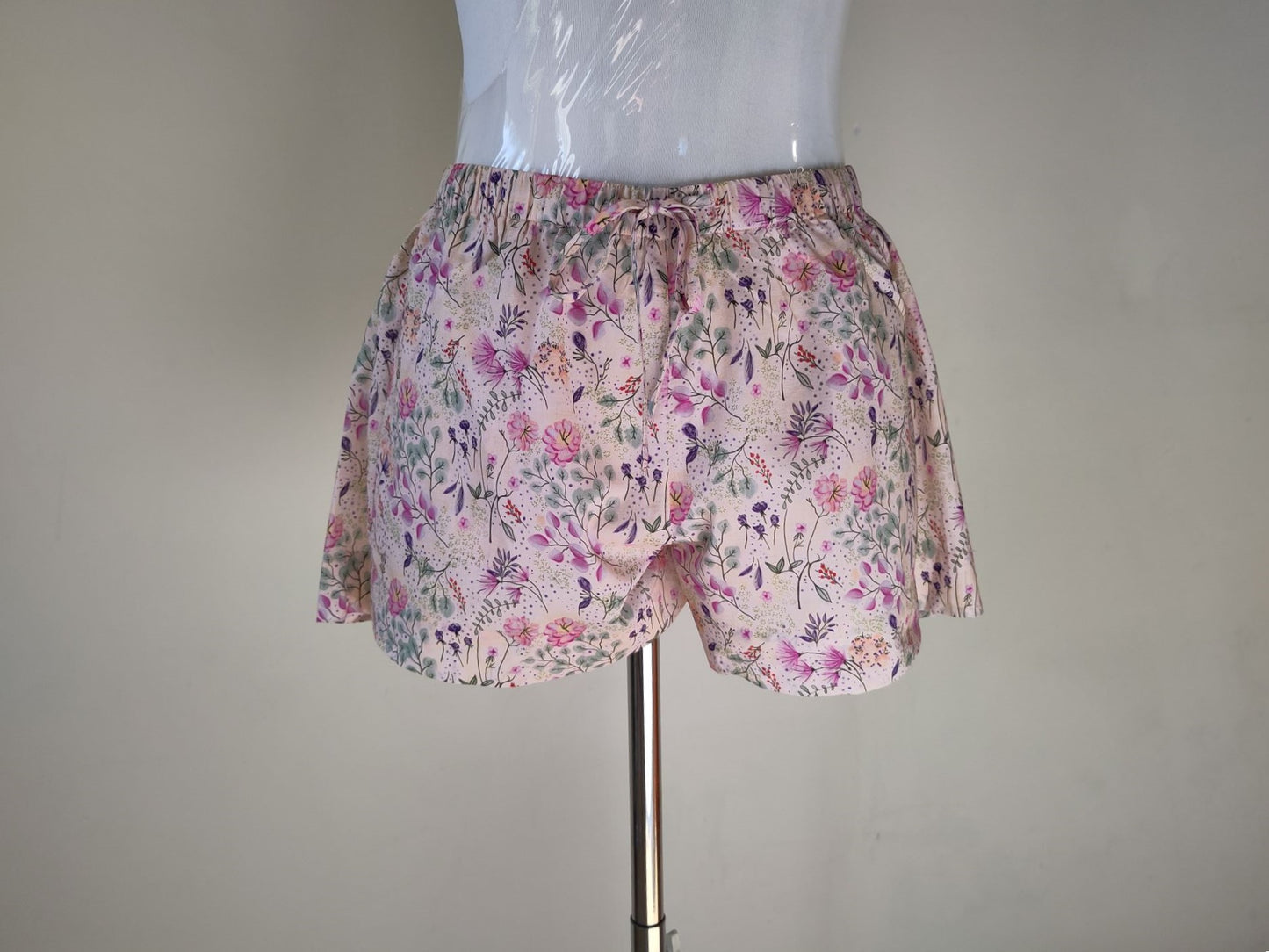 Morning Honey Cotton pajama short Ditzy Blossom print