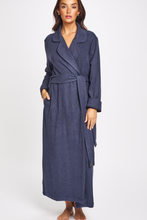Load image into Gallery viewer, Ladies pure merino wool winter dressing gown Australia | Ladies pure wool robe Australia