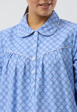 Load image into Gallery viewer, Schrank Long Cotton Flannelette in Blue SK612L5