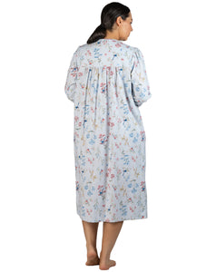 Ladies pure cotton winter flannelette nightie online Sydney Australia | brushed cotton nightie nightgown Sydney Australia