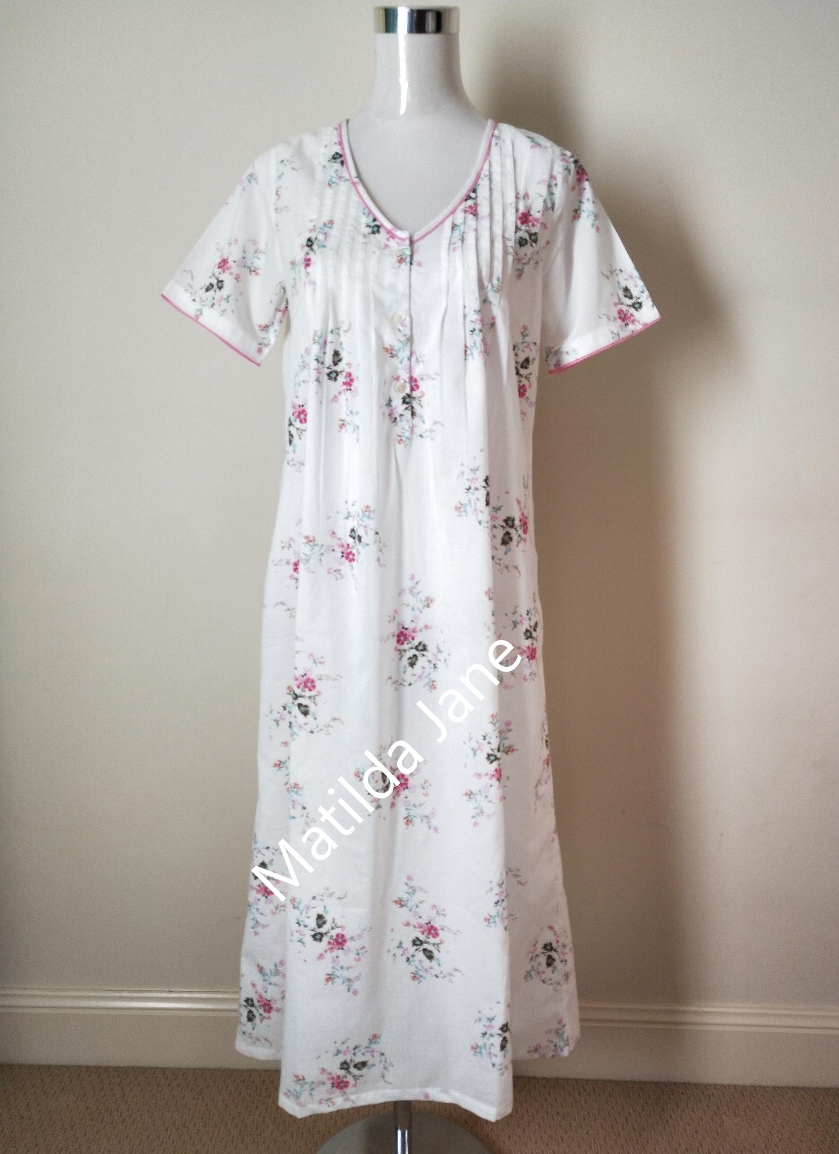 Clementine Sleepwear pure cotton nightie Australia