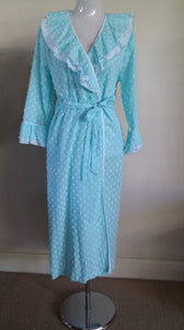 Vikki James Contessa Flounce Collar Cotton Dressing Gown - Matilda Jane Lingerie & Sleepwear