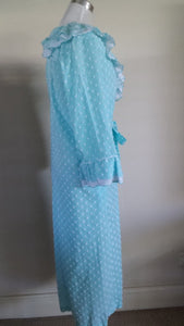 Vikki James Contessa Flounce Collar Cotton Dressing Gown - Matilda Jane Lingerie & Sleepwear