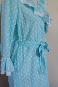 Vikki James Contessa Flounce Collar Cotton Dressing Gown - Matilda Jane Lingerie & Sleepwear