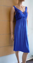 Load image into Gallery viewer, Essence Viscose Strappy Nightie in Sapphire Blue 869NG - Matilda Jane Lingerie &amp; Sleepwear