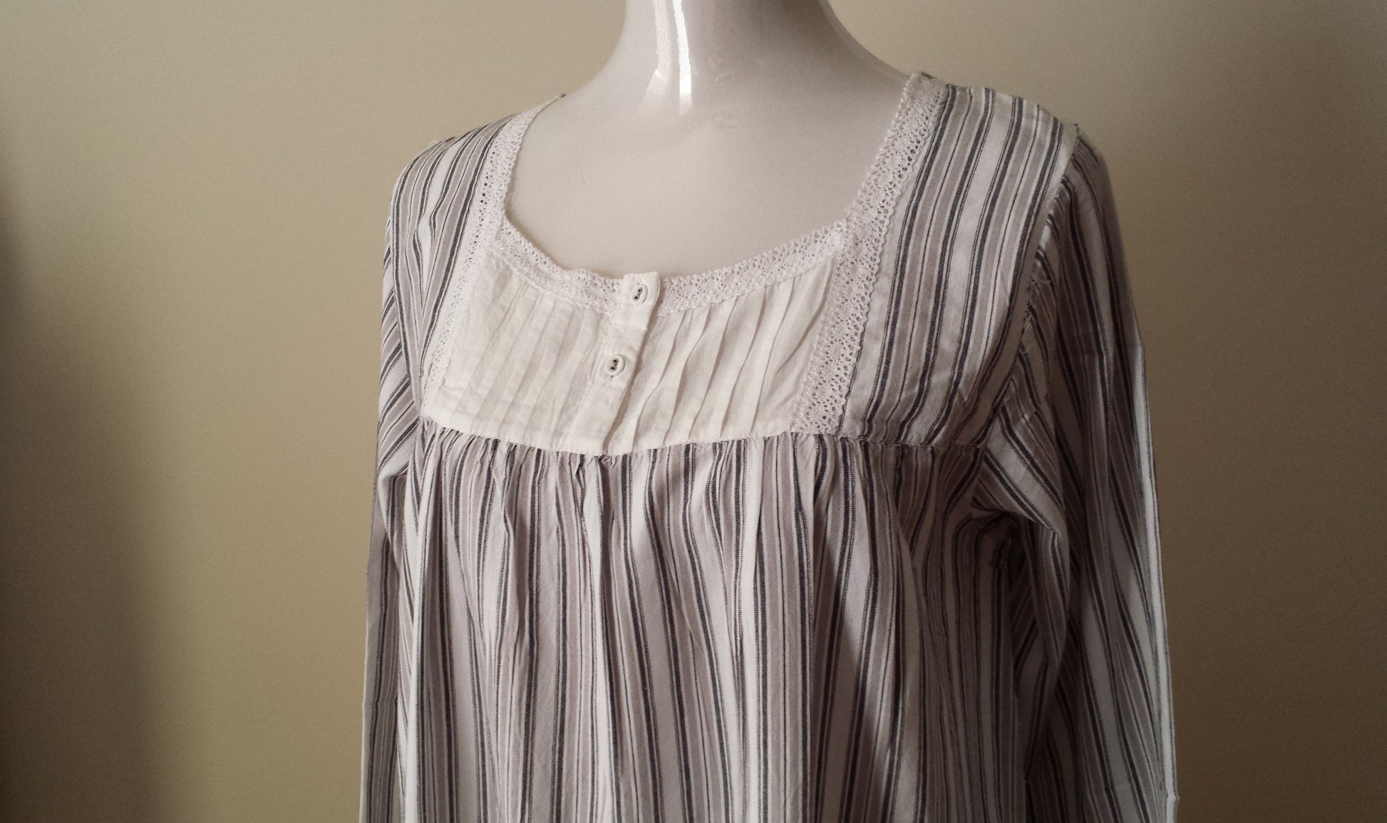 French Country Brushed Cotton Nightie Australia | Pure Cotton Nightwear Australia | Pure Cotton Nighties Australia