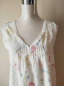 French Country Pure Cotton Voile Nightie Australia FCW121V