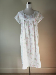 French Country Cotton Nightwear pure cotton voile nightie FCW131V Australia