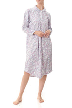 Load image into Gallery viewer, Givoni Ladies pure cotton winter flannelette nightie Australia