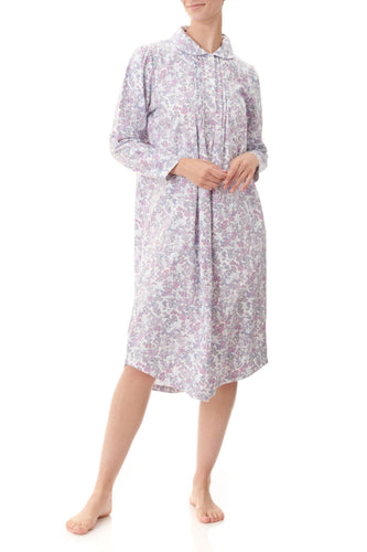 Givoni Ladies pure cotton winter flannelette nightie Australia