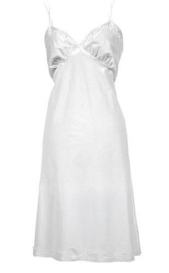 Ginia White Cotton Voile Full Slip 5021 - Matilda Jane Lingerie & Sleepwear