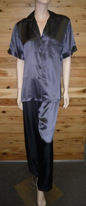 Ginia Short Sleeved Classic Silk Pyjamas 9745 - Matilda Jane Lingerie & Sleepwear