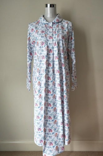 Givoni Erin Mid length pure cotton flannelette ladies winter nightie Australia