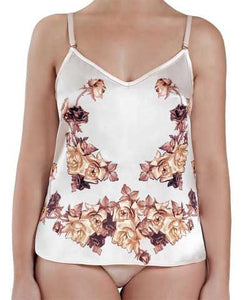 Ku Shu Shu Australian designed silk camisole | Australian designer silk lingerie camisole | ladies silk top Australia | ladies silk singlet Australia