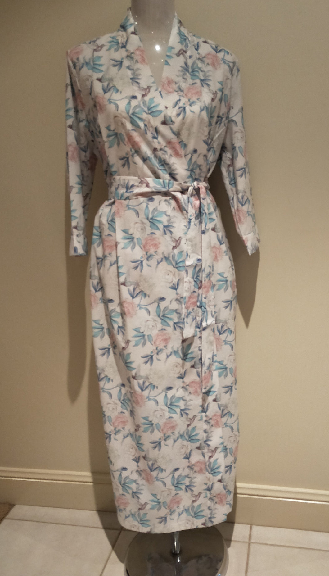 Morning Honey pure cotton ladies summer kimono dressing gown wrap Australia | women's summer cotton kimono robe Australia 