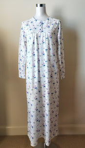 Slenderella cotton jersey long sleeved nightie Australia | knit cotton winter nightie Australia | plus size winter nightie Australia